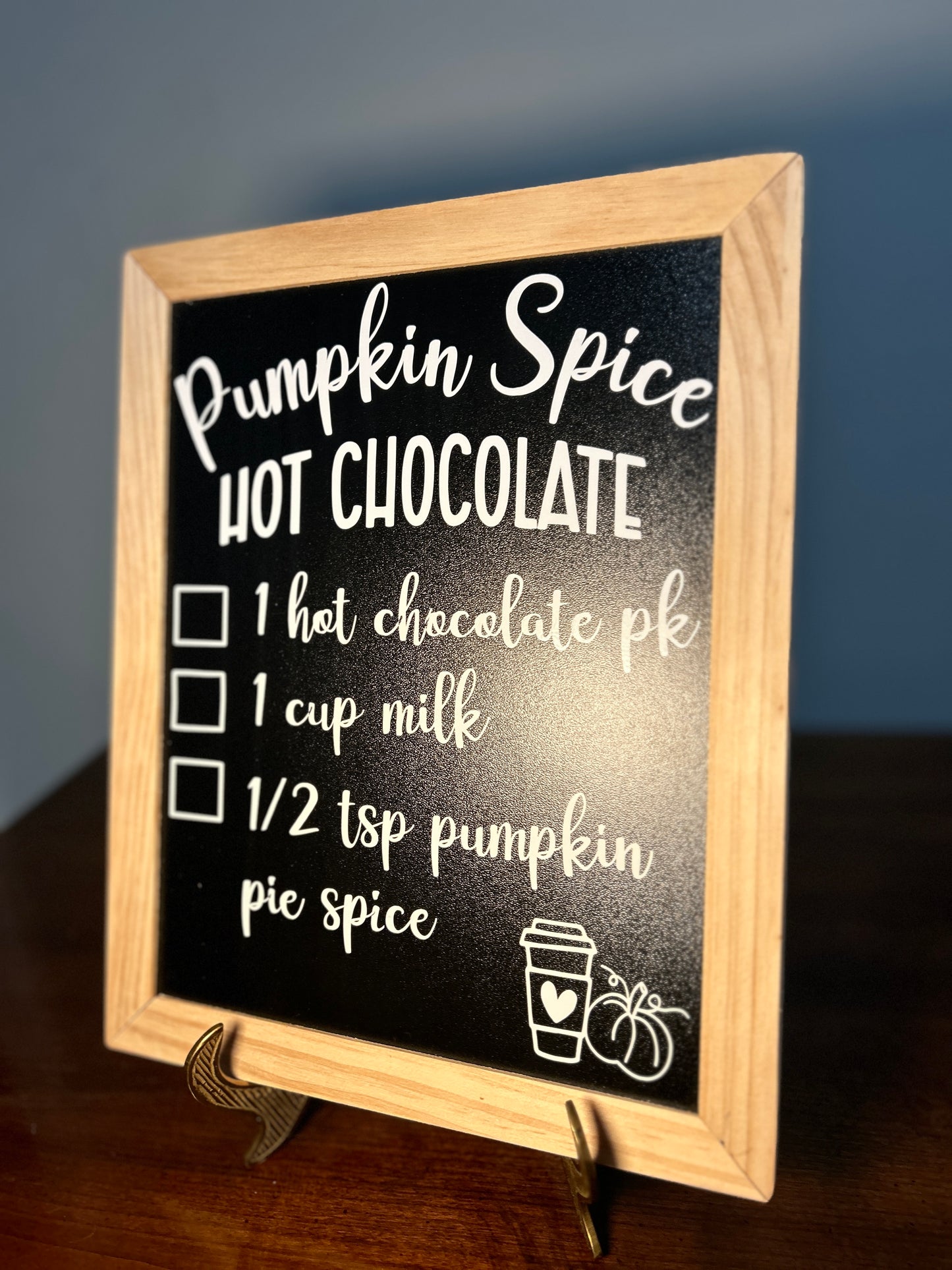 Pumpkin Spice Hot Chololate Recipe | Seasonal Decor | Fall Signs and Vibes