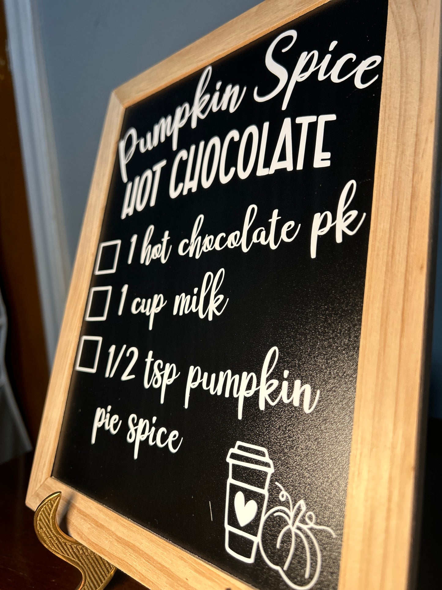 Pumpkin Spice Hot Chololate Recipe | Seasonal Decor | Fall Signs and Vibes
