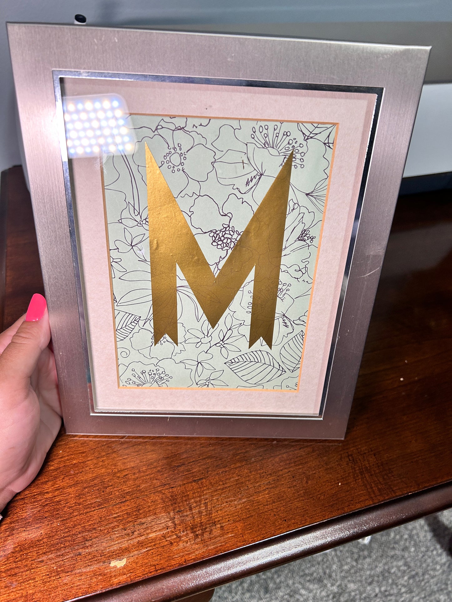 Monogrammed Framed Wall Decor