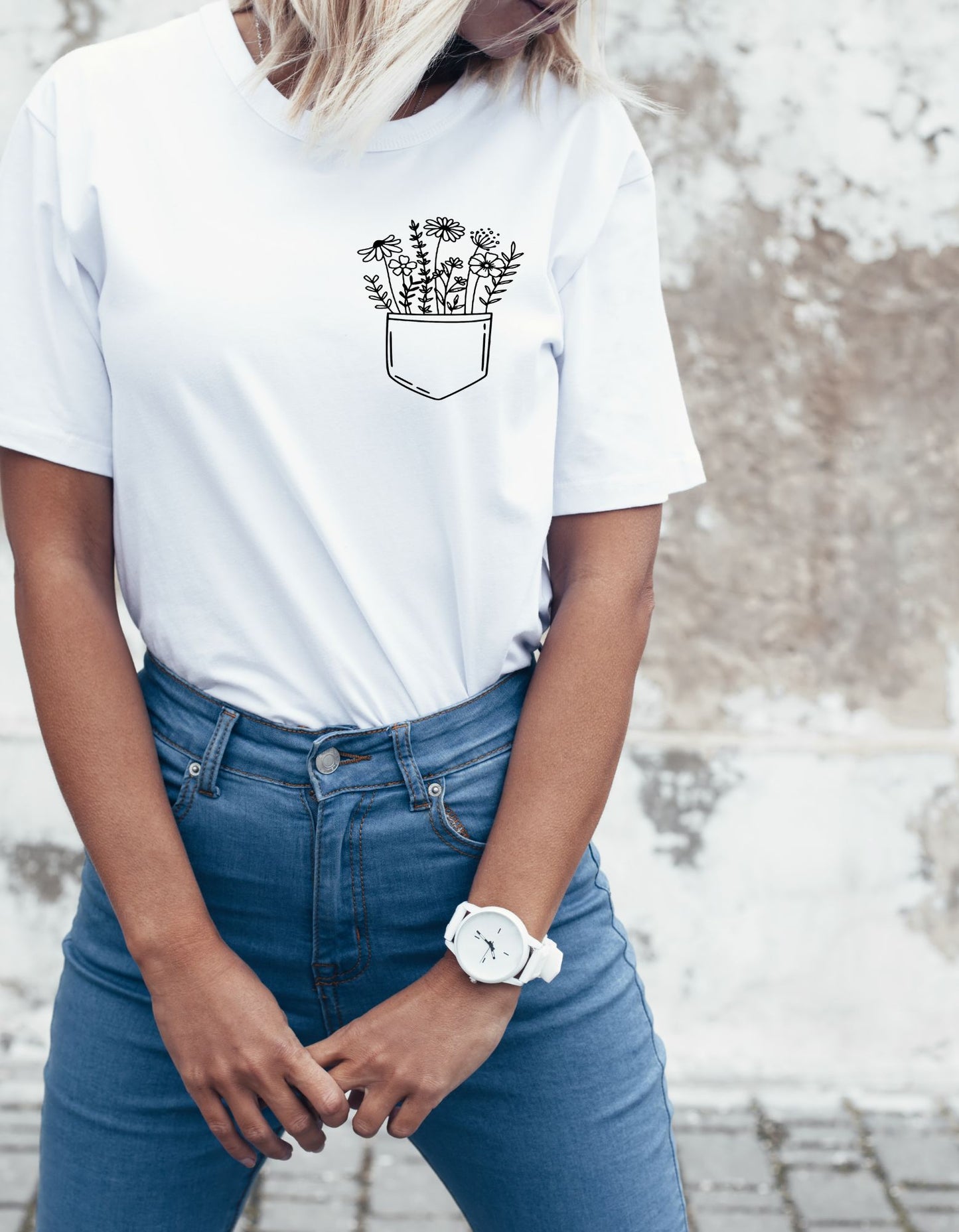 Floral Bloom Soft Style Short Sleeve Shirt | Floral Graphic Tee | Trendy Designs | Custom Made Visuals