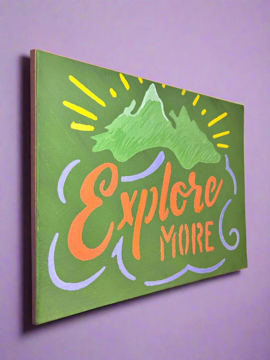Explore More Hand Painted Scenic Canvas Panel Decor