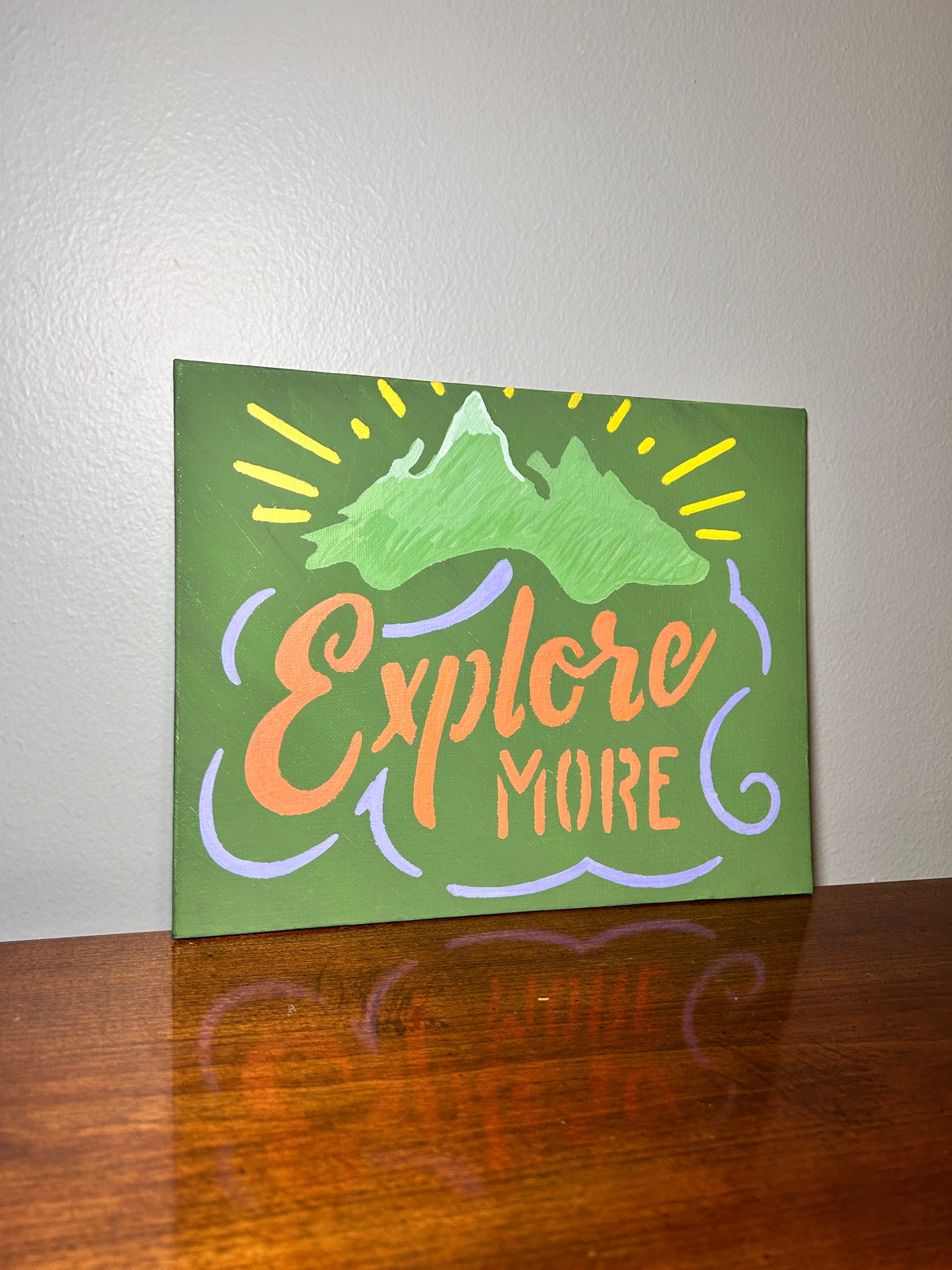 Explore More Hand Painted Scenic Canvas Panel Decor