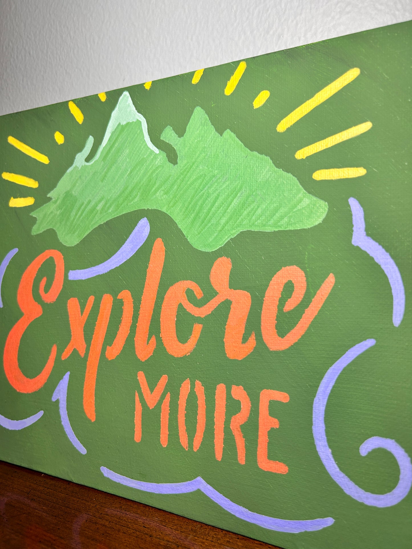 Explore More Hand Painted Scenic Canvas Panel Decor