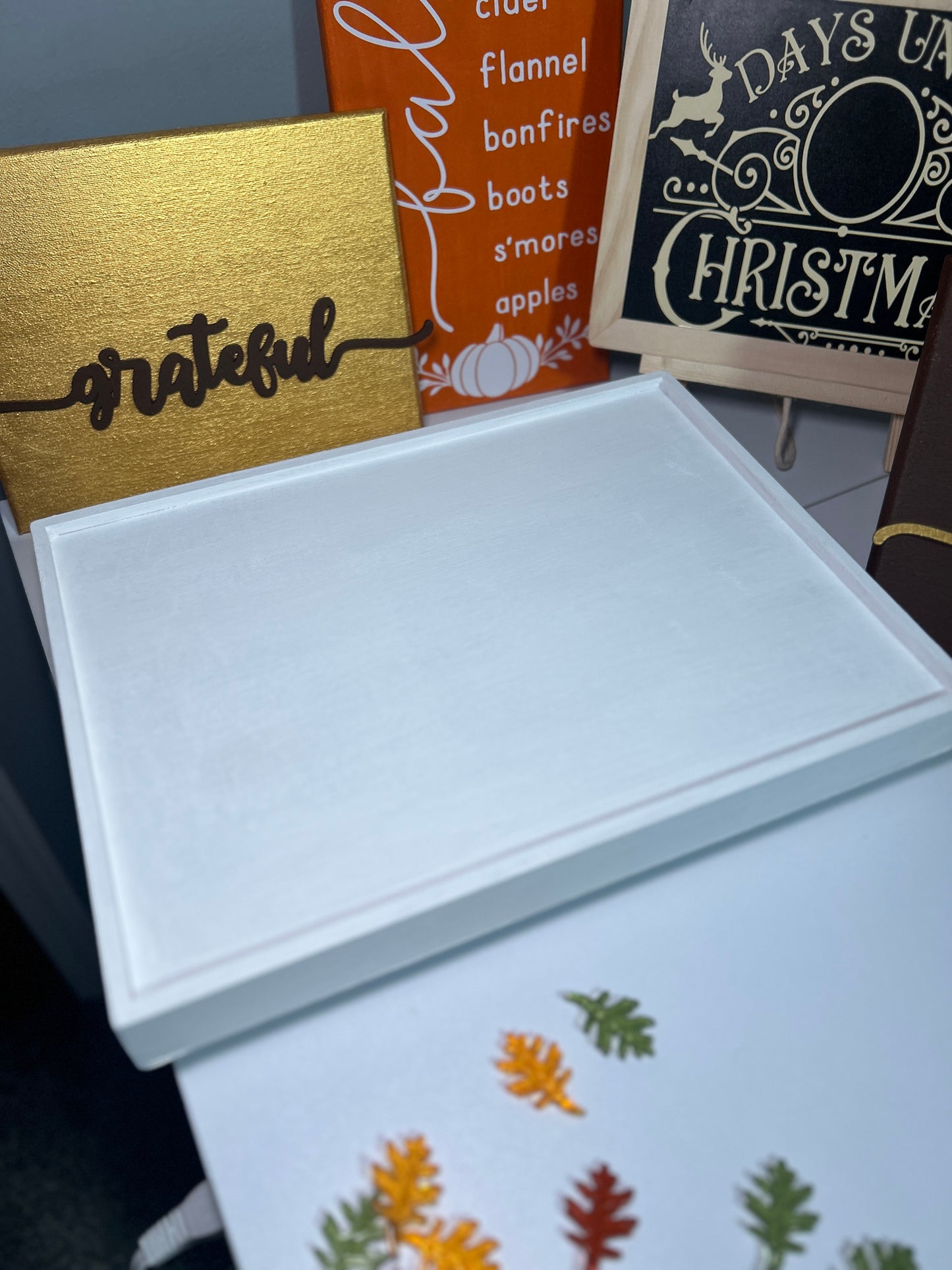Personalized For Santa, Christmas Eve Serving Tray | Cookies, Milk & Carrots Tray | Christmas Eve Serving Santa Tray