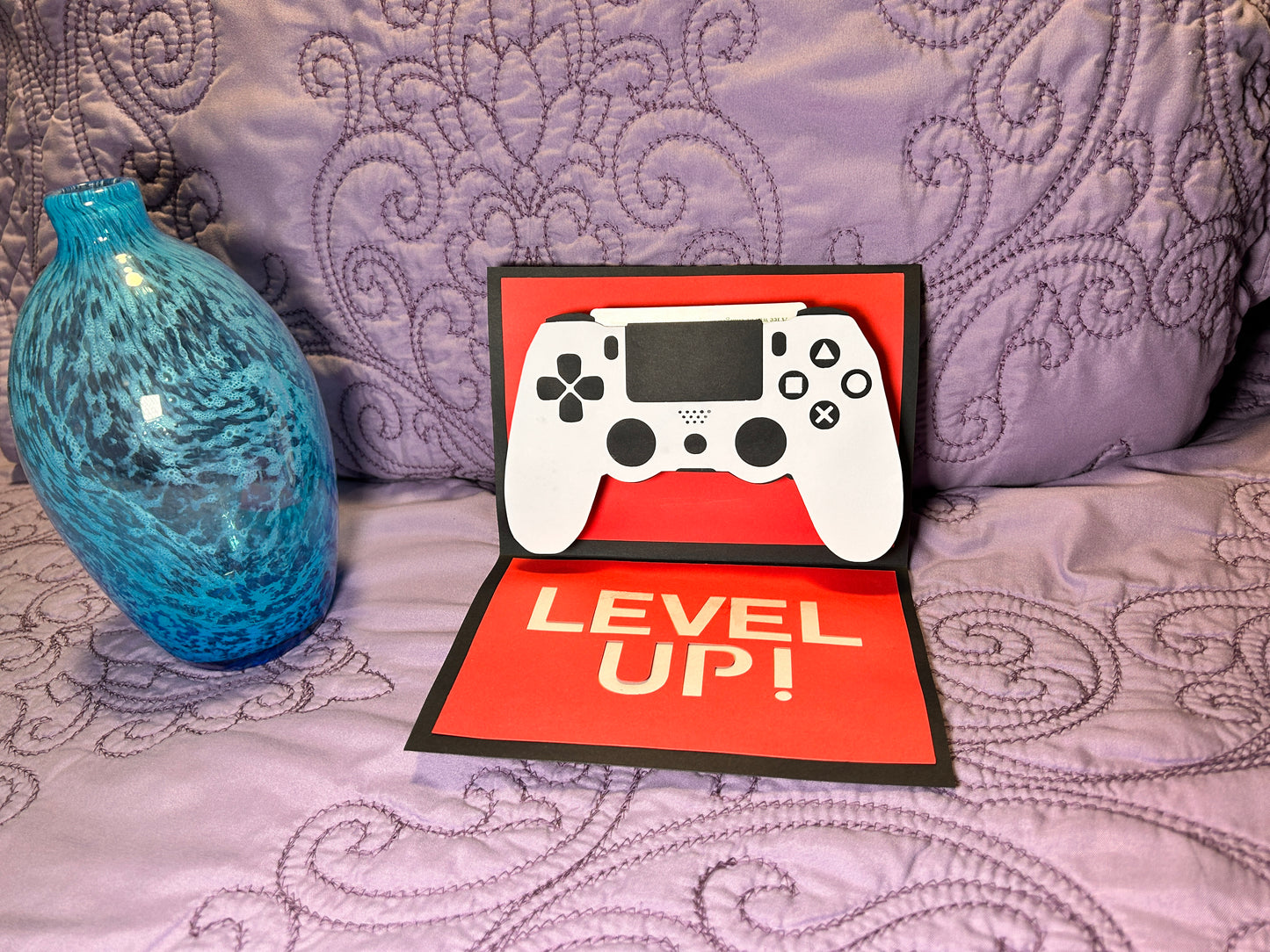 Game Controller Pop Up Card | Gift Card Holder | Playstation Controller Card | Fathers Day Custom Cards