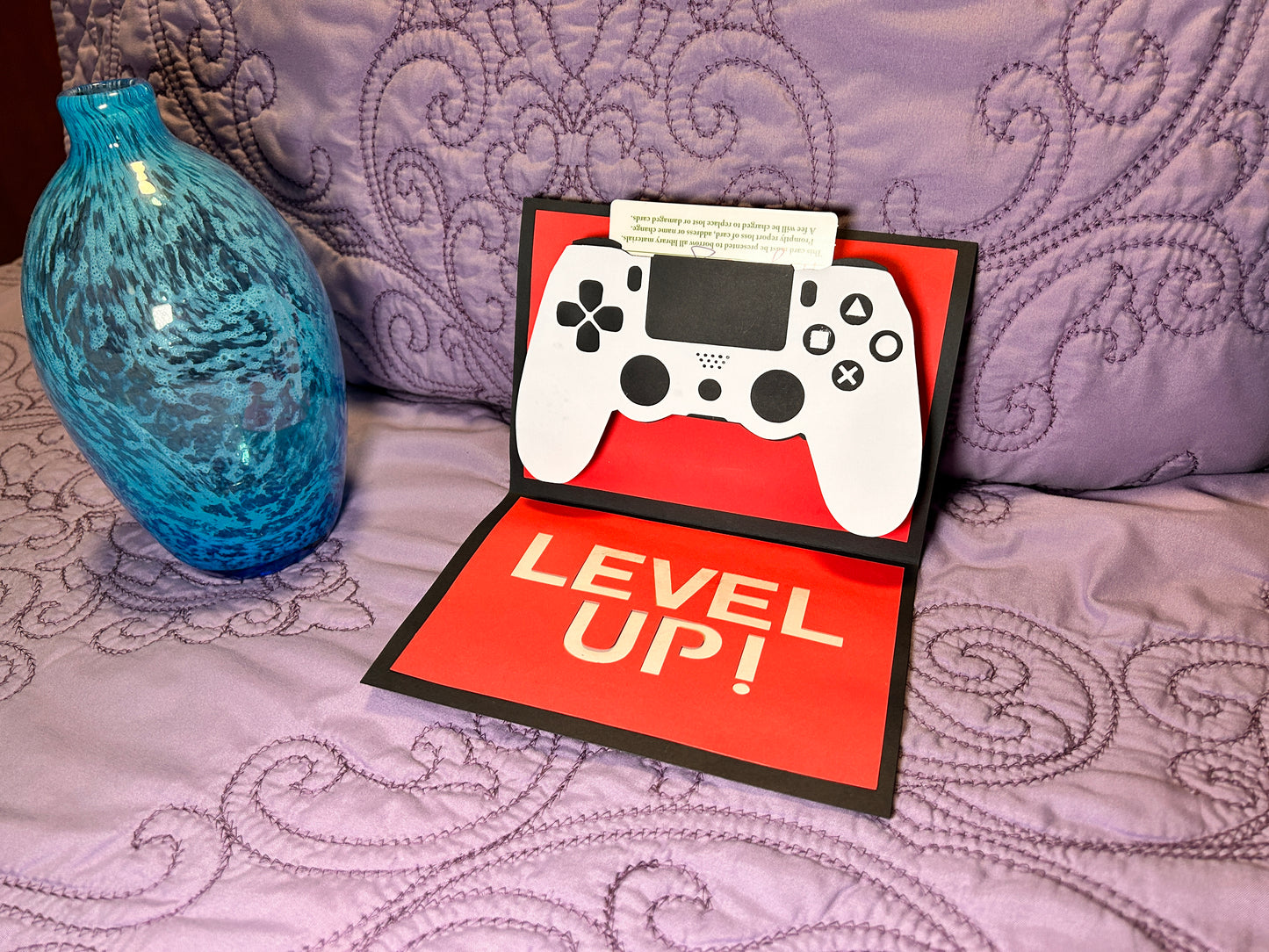Game Controller Pop Up Card | Gift Card Holder | Playstation Controller Card | Fathers Day Custom Cards