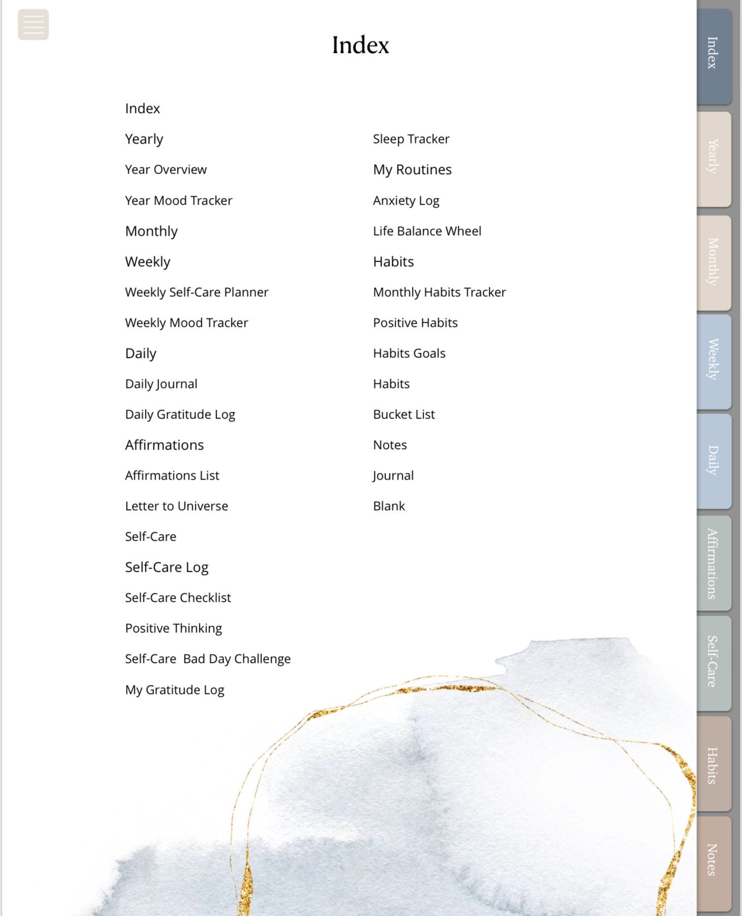 Self Care Digital Workbook | Self Care Tracker | Download | Yearly | Monthly | Daily | Mental Health Journal | Healing Trauma Journal