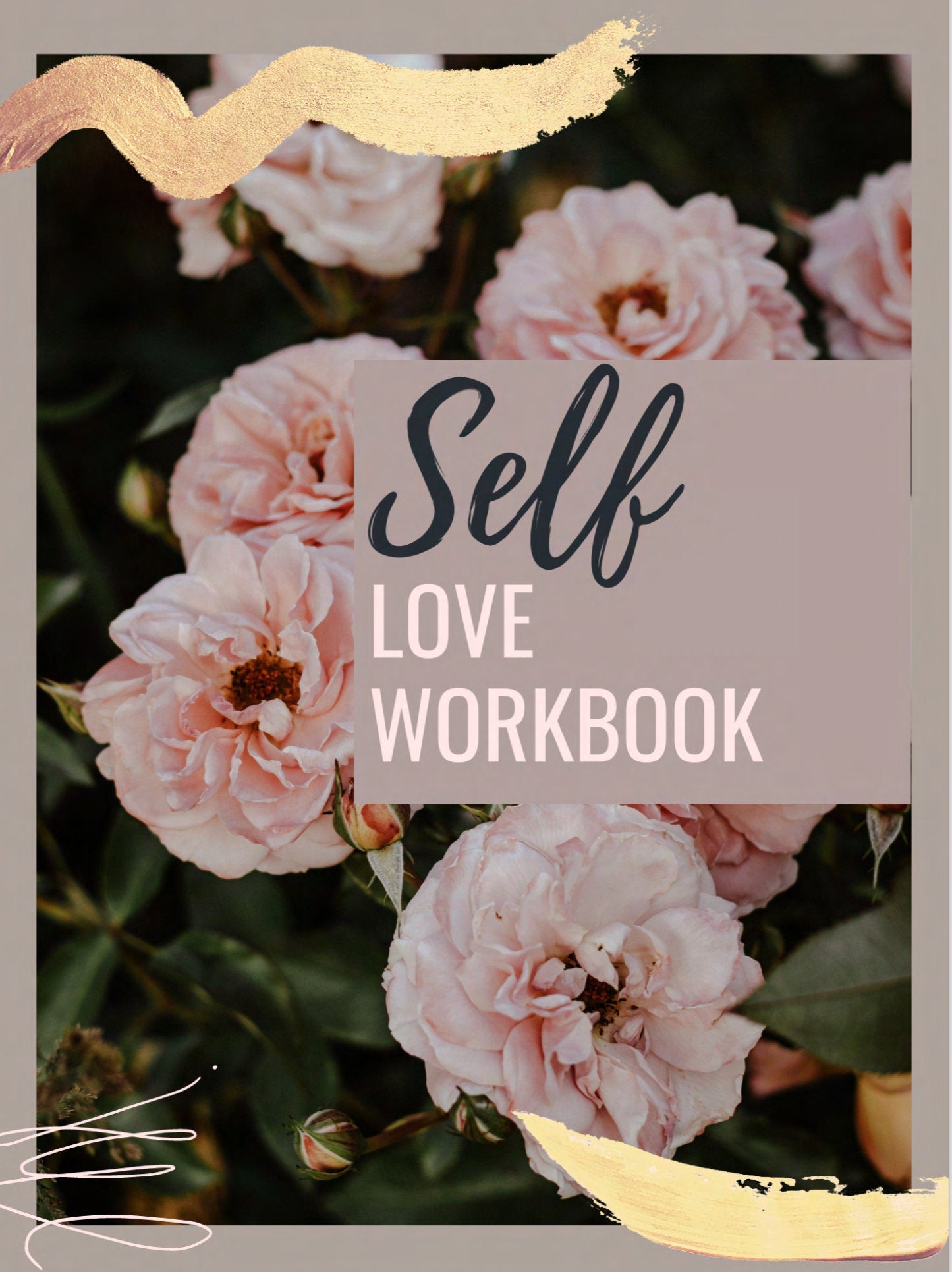 Self Love Work Book | Digital Self Love Journal | Digital Wellness Work Book | Mental Health Journal