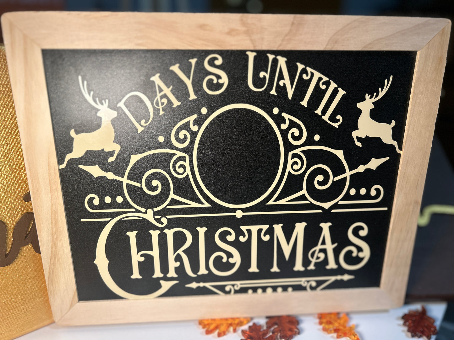 Christmas Countdown Chalkboard Decor | Functional Christmas Decor | Holiday Decor