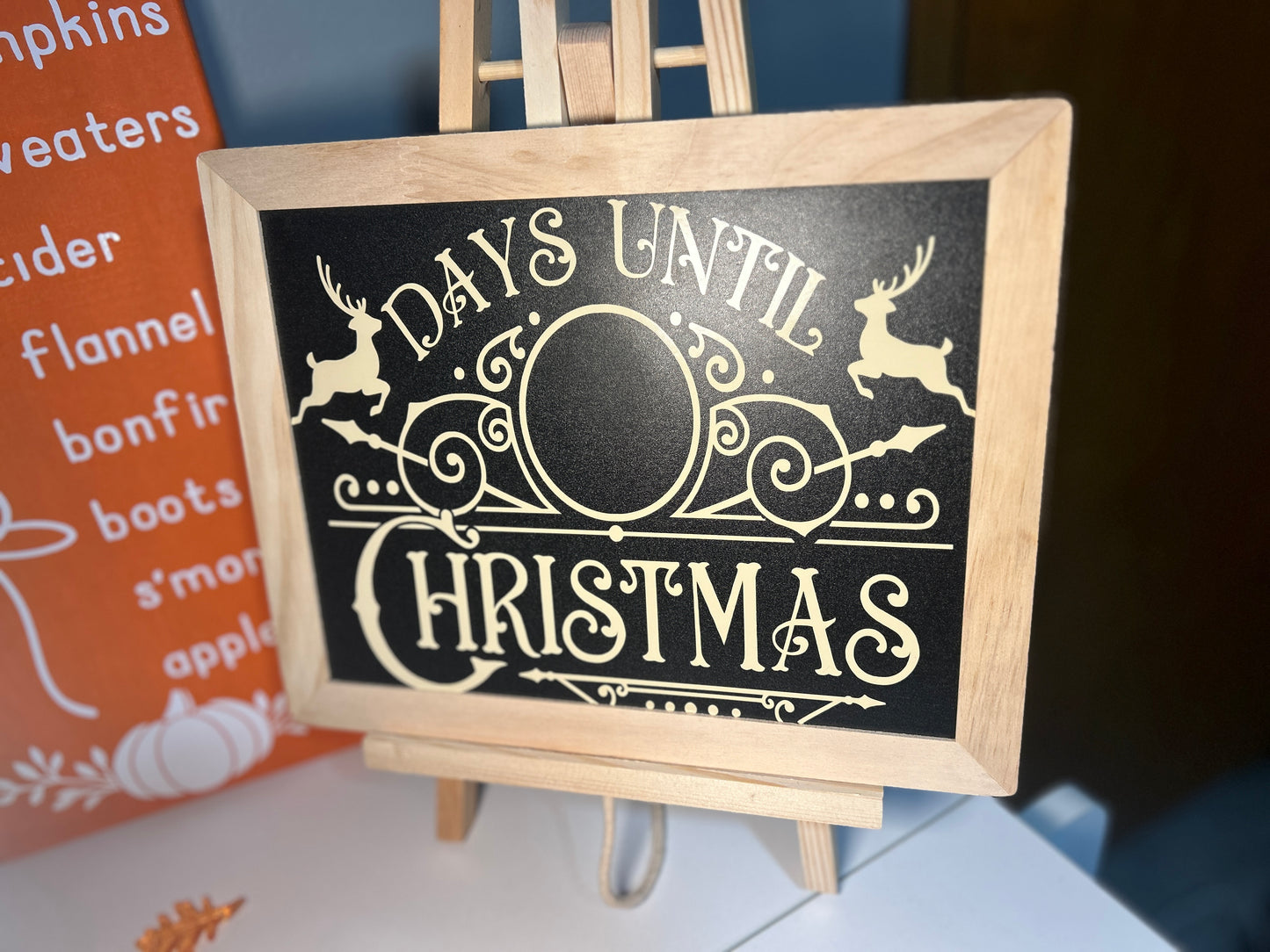 Christmas Countdown Chalkboard Decor | Functional Christmas Decor | Holiday Decor