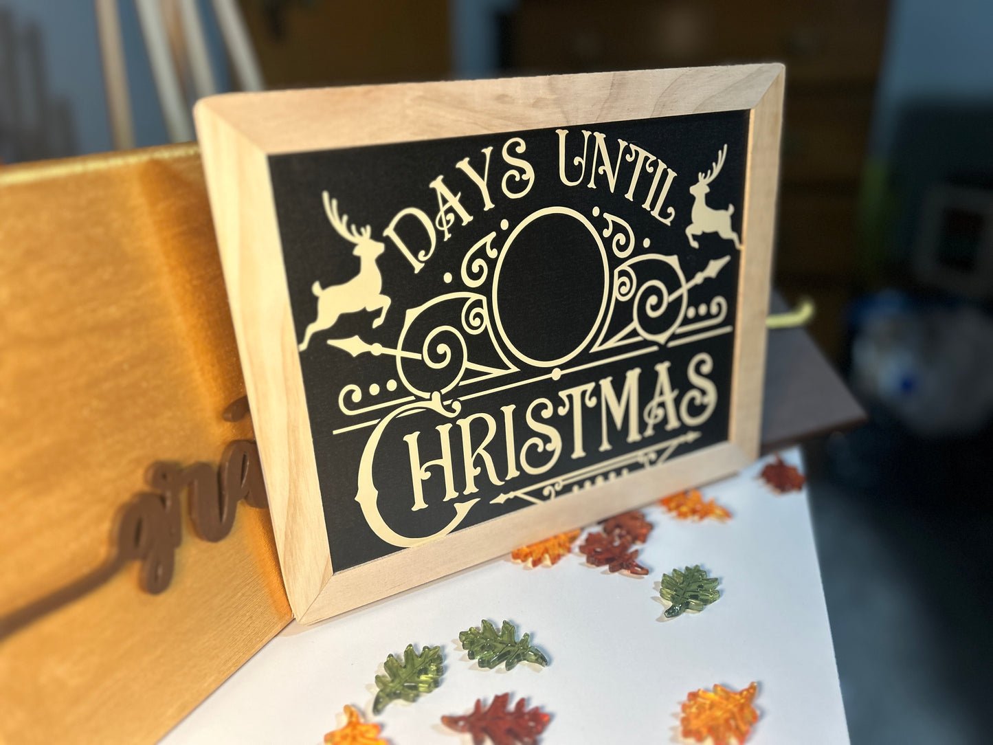 Christmas Countdown Chalkboard Decor | Functional Christmas Decor | Holiday Decor