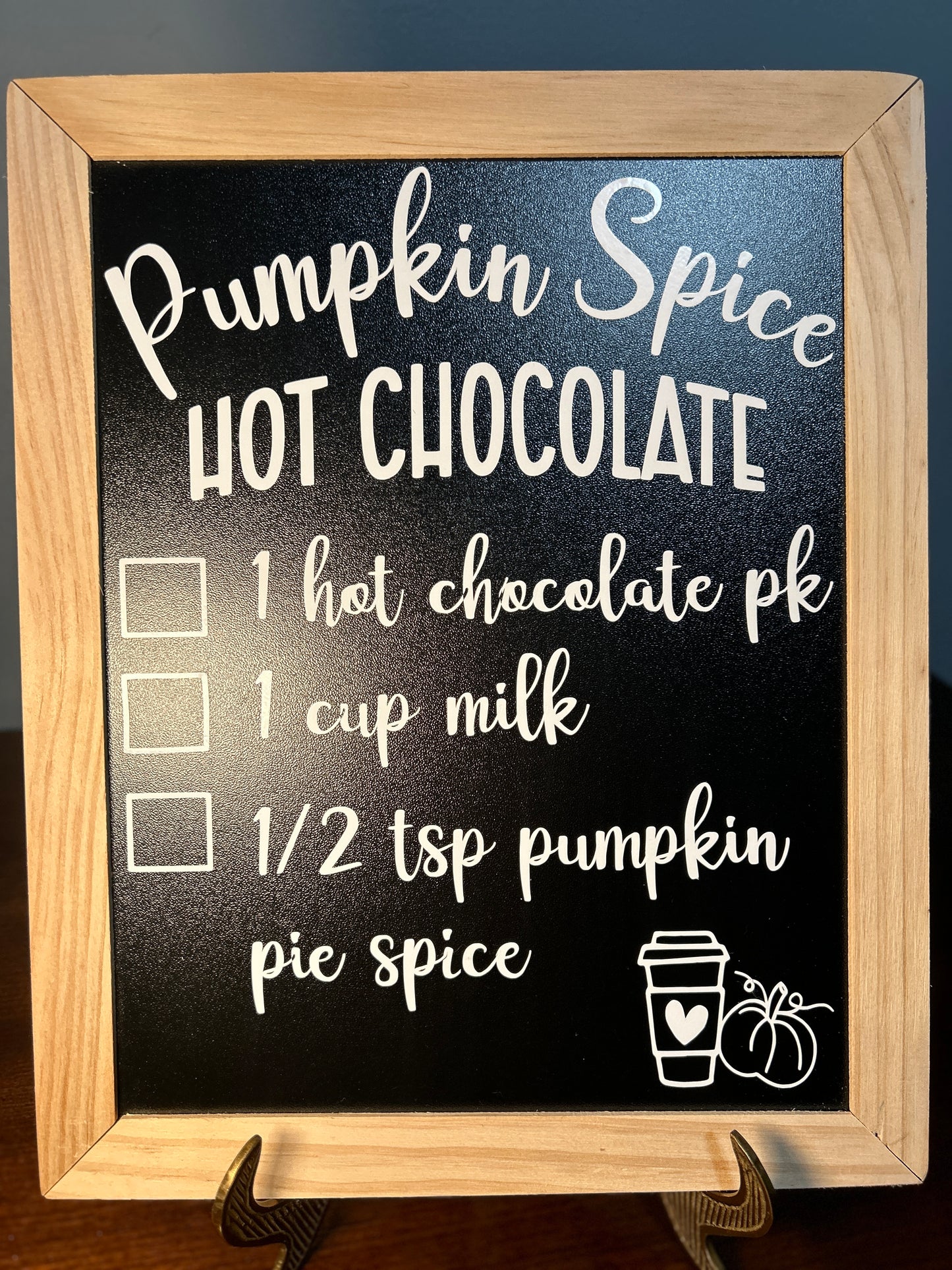 Pumpkin Spice Hot Chololate Recipe | Seasonal Decor | Fall Signs and Vibes