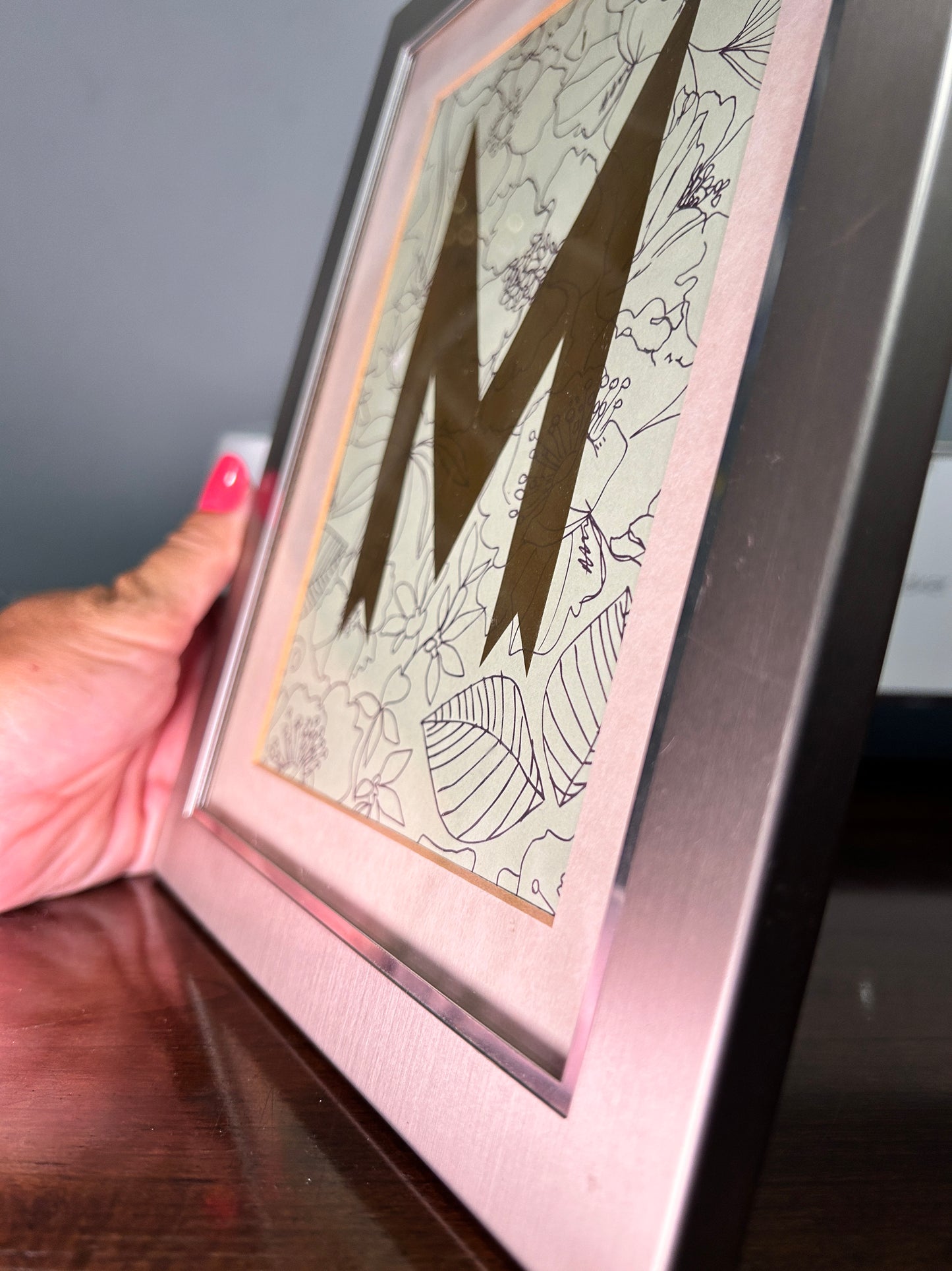 Monogrammed Framed Wall Decor