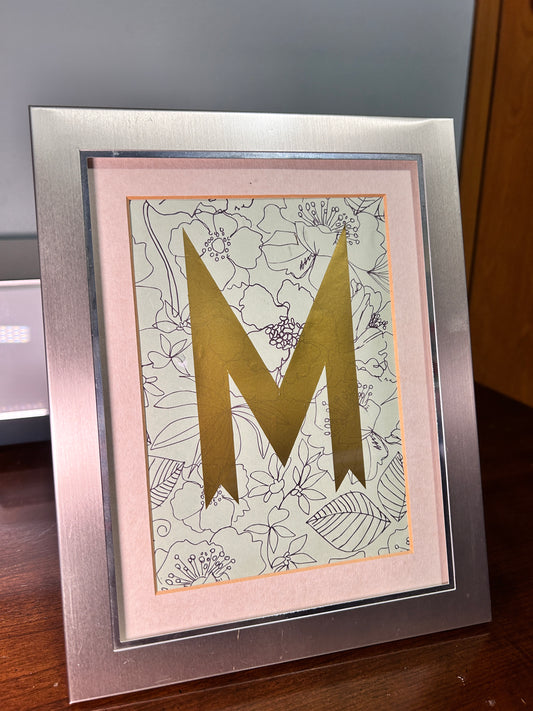 Monogrammed Framed Wall Decor