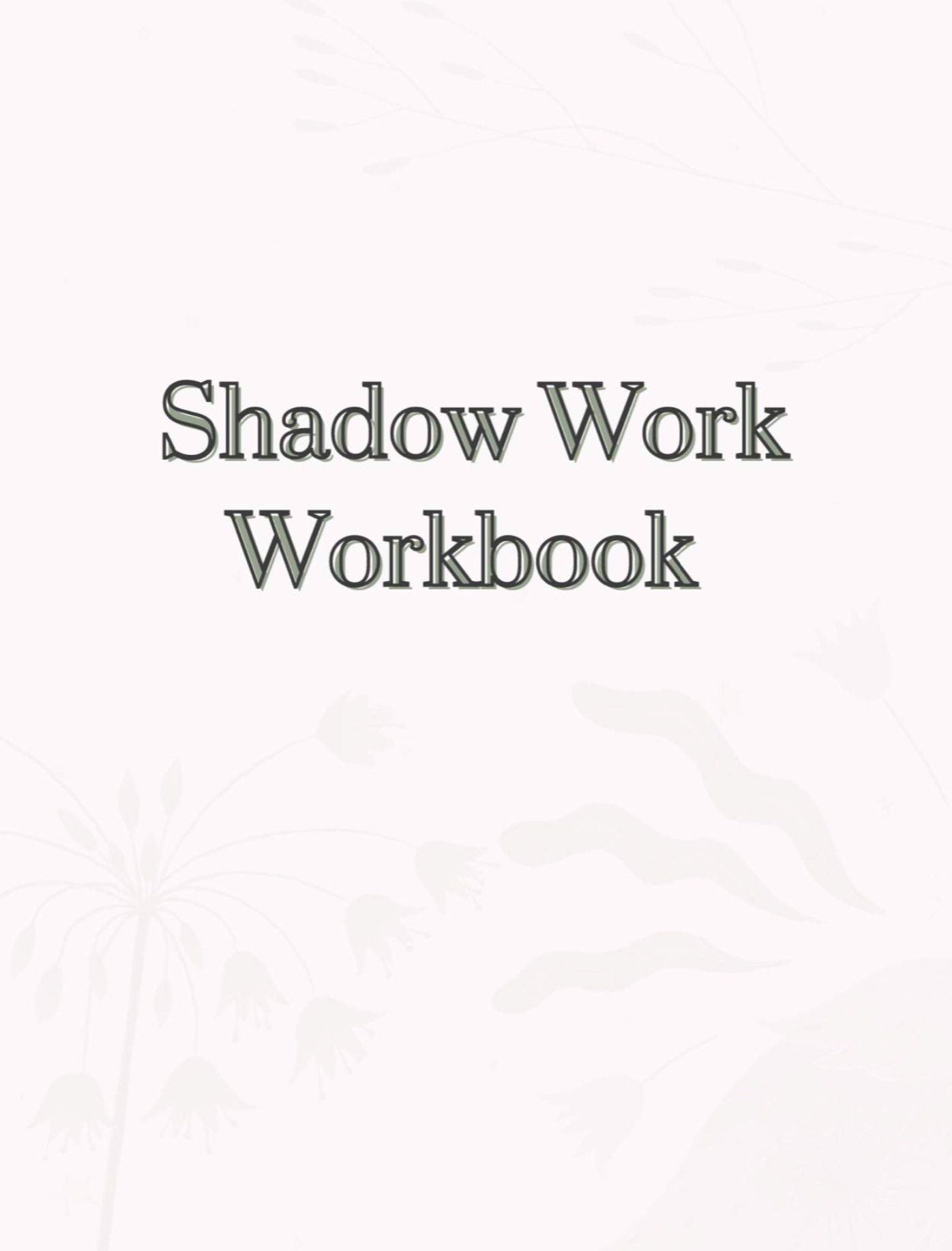 Shadow Work Digital Workbook | 118 Page Trauma Healing Download | Self-Love Digital Workbook
